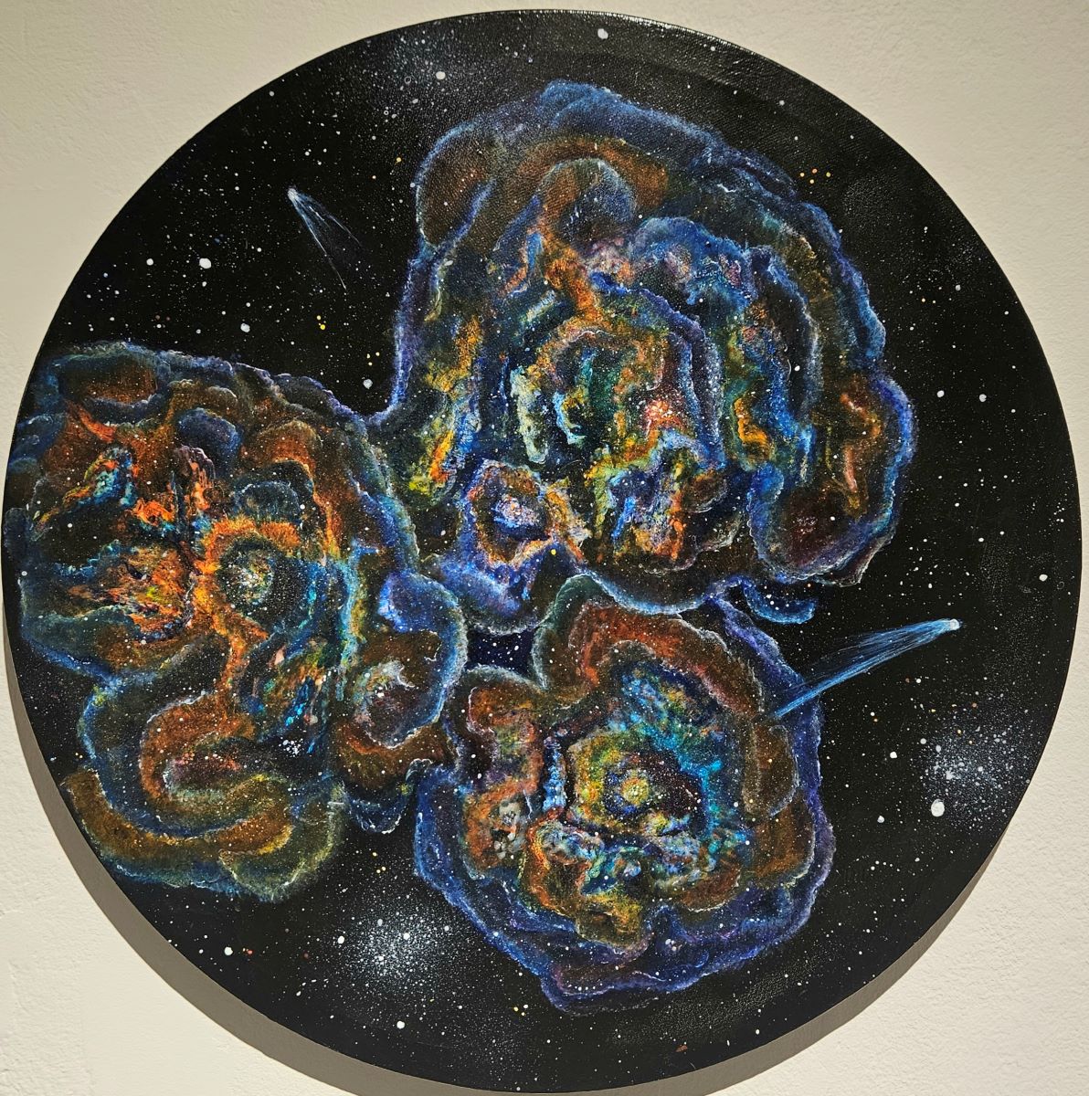 3 Nebulae Collide